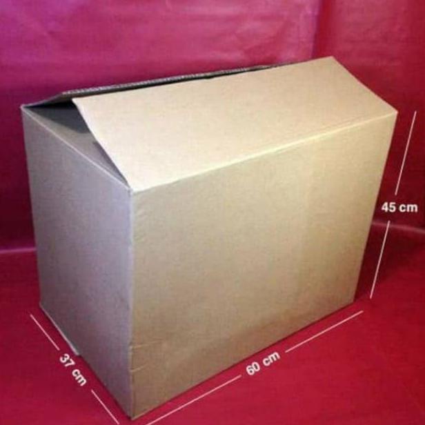 กล่องกระดาษ กล่องกระดาษ กล่องกระดาษขนาดใหญ่จัมโบ้ 60X37X45 Min 5 ชิ้น Kyx