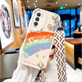 ใหม่ เคสป้องกันโทรศัพท์มือถือซิลิโคน แบบนิ่ม ลายสายรุ้ง กันกระแทก สําหรับ realme GT NEO2T neo3 Q3T q3s q5i 10pro