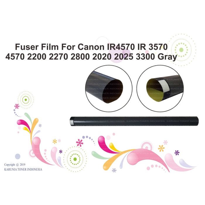 Fuser ฟิล์มสําหรับ Canon IR4570 IR 2200 iRA4235 2025 3570 4570 3300 สีเทา