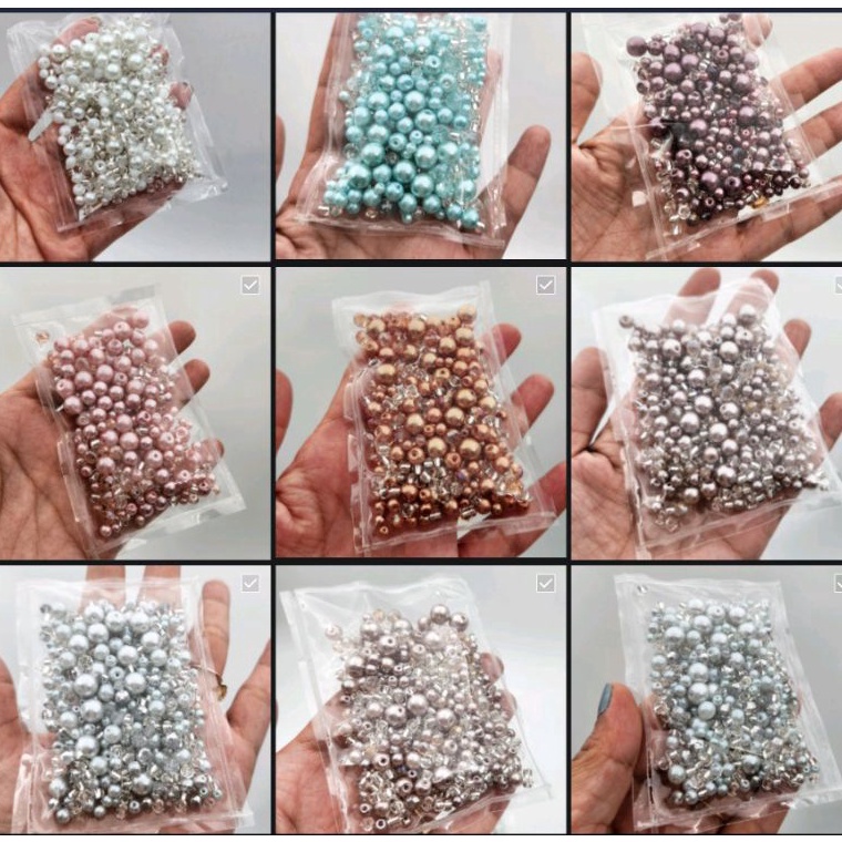 READY TO SEND MIX Size PEARL WEIGHT พร้อม MIX Size เช็ก ขายต่อ 50 กรัม