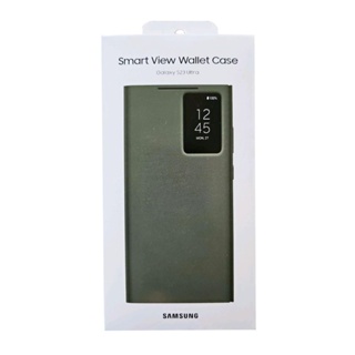 Samsung Official Galaxy S23 Ultra Smart View Wallet Case (Green), EF-ZS918CGEGWW
