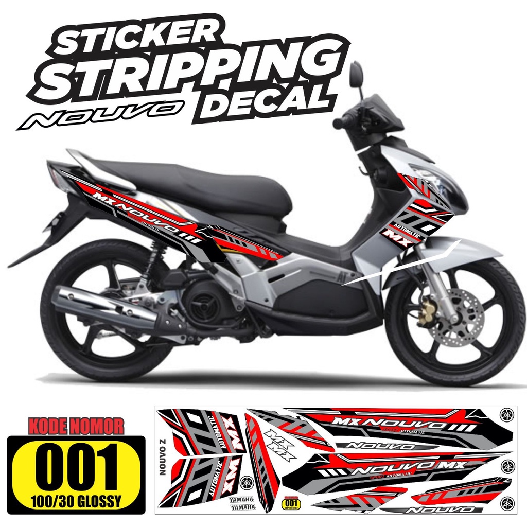Yamaha Nouvo MX รถมอเตอร์ไซด์ striping / Yamaha Nouvo MX variation / รูปลอก Yamaha Nouvo MX