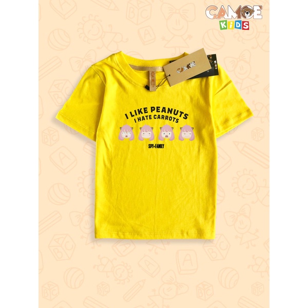 KIDS เสื้อยืด Anime Spy X Family Anya Hate peanuts
