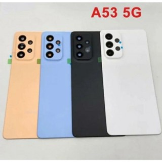 เคสกระจก ด้านหลัง และเลนส์กล้อง สําหรับ Samsung A53 5G