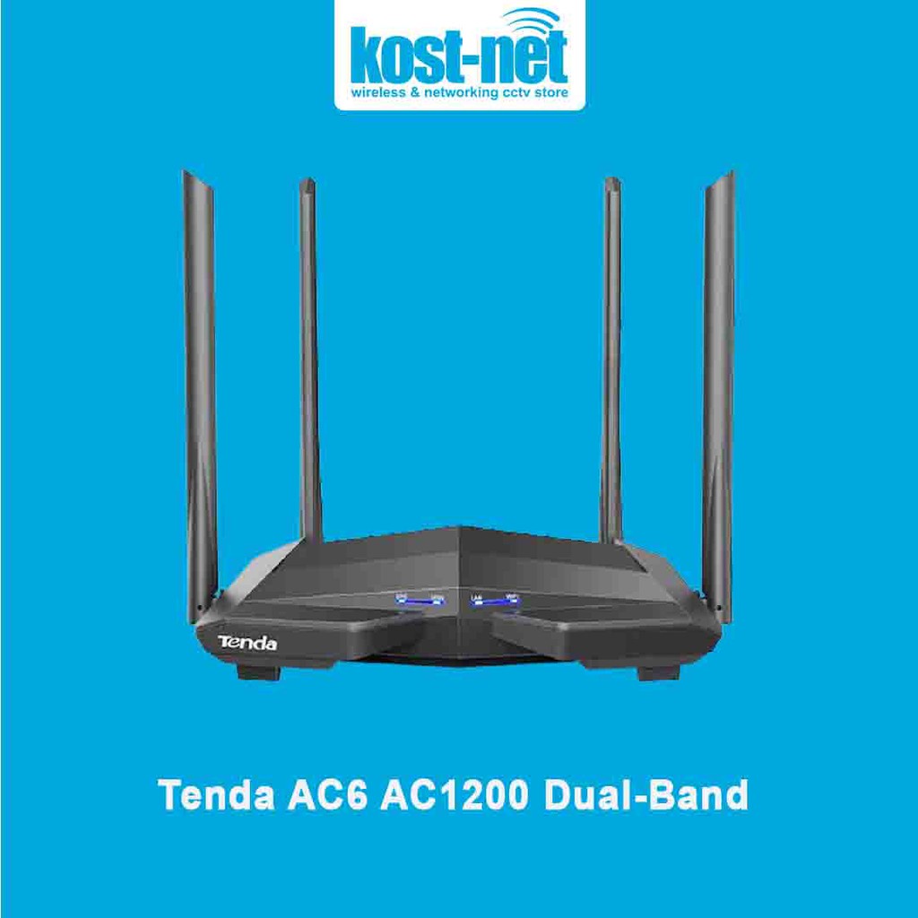 Tenda AC6 AC1200 เราเตอร์ WIFI ดูอัลแบนด์อัจฉริยะ