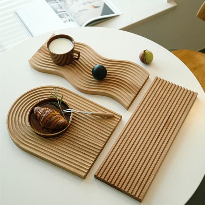 Kayu Aesthetic Wooden Tray Tray Tray