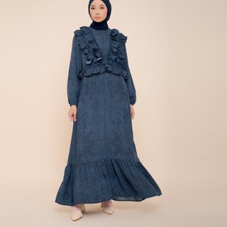 ใหม่ พร้อมส่ง ZM Tiedye Mecca - Ucila Navy Gamis - Romansa Equator - Marigold Edition