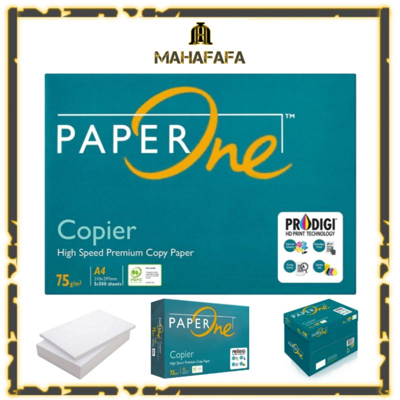 กระดาษ A4 75 แกรม 1 Kg 250 แผ่น PaperOne