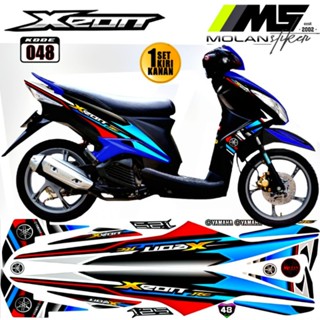 สติกเกอร์รูปลอก Xeon Rc 125 2013-2015 &amp; Xeon 125 Karbu 2010-2013 Ego Lc 125 Mio Gtx 125 Luvias 125 Mio 125 Mx i Mio 125 Rr Yamaha Xeon Fi |สติกเกอร์ซีนอน กึ่งฟูลโบดี้ ซีนอนลิส ซีนอน 40