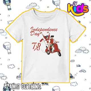 เสื้อยืด พิมพ์ลาย Indonesian Independence Day 78th Independence Day สําหรับเด็ก