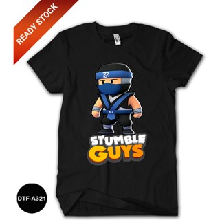 เสื้อยืด ผ้าฝ้าย พิมพ์ลาย Stumble Guys Kai สําหรับเด็ก 24s DTF-A321