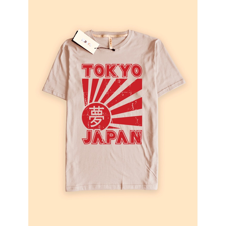 เสื้อยืด CAMOE Tokyo Japan Rising Sun Flag