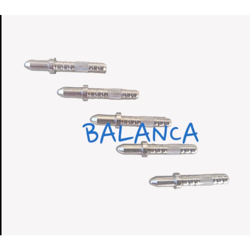 PIN NOCK 3.2mm x 3.2mm - Aluminium Pin Nock Arrow - Arrow Insert for Mien X10 M10 Alu Carbon