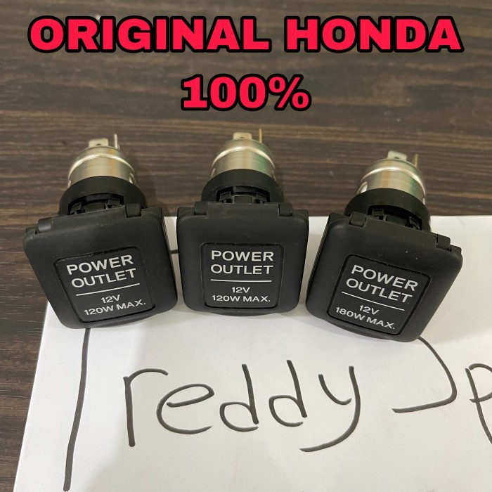 จัดส่งฟรี POWER OUTLET LIGHTER CHARGER HONDA MOTORCYCLE ORIGINAL ORI ส่งฟรี