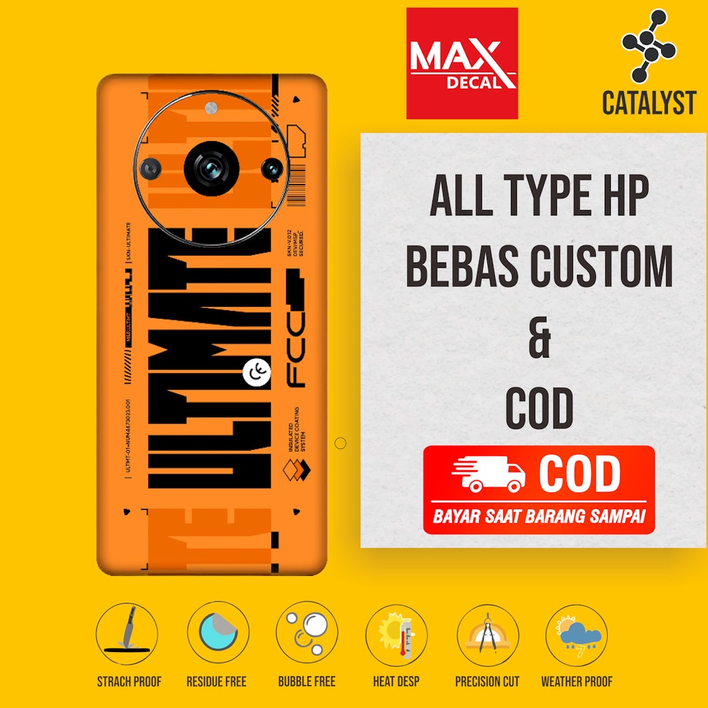 ผิว Garskin Realme 11 Pro 5G Fullbody - สามารถปรับแต่งได้ Mugen Code - CM09