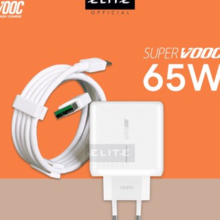 [ใหม่] ที่ชาร์จ 65W OPPO VOOC 4A 7Pin ชาร์จเร็ว ของแท้ Micro USB / ที่ชาร์จ OPPO TYPE C ชาร์จแฟลช