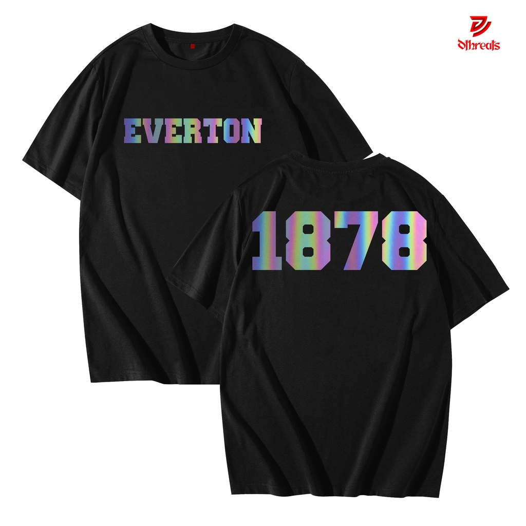 เสื้อยืด พิมพ์ลายฟุตบอล Distro Kaos EVERTON Reflective - DTHREATS Kaos EVERTON English League Kaos EVERTON สําหรับผู้ชาย