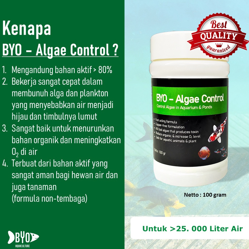 ราคาถูกที่สุด ANTI ALGA, ANTI ALGAE, ALGAE REMOVER, ANTI MOSS / BYO-ALGAE CONTROL 100 gr