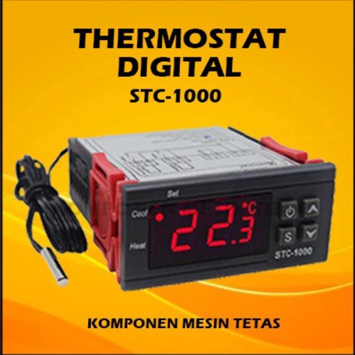 Mesin Booming STC-1000 Digital Thermostat สําหรับ STC1000 Thermostat ไข่ฟักไข่เครื่อง