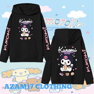 เสื้อแจ็กเก็ตกันหนาว มีฮู้ด พิมพ์ลาย My Kuromi Sanrio สําหรับเด็กผู้ชาย และเด็กผู้หญิง