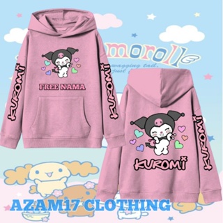 เสื้อแจ็กเก็ตกันหนาว มีฮู้ด ลายตัวละคร My Kuromi Sansiro สําหรับเด็กผู้ชาย และเด็กผู้หญิง