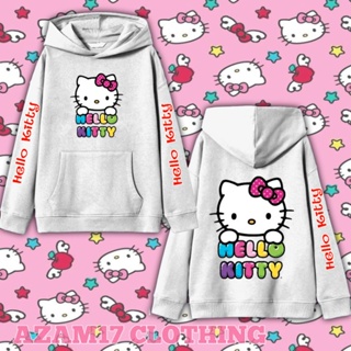 เสื้อแจ็กเก็ตกันหนาว มีฮู้ด ลายการ์ตูน Hello Kitty Sanrio น่ารัก สําหรับเด็กผู้ชาย และเด็กผู้หญิง