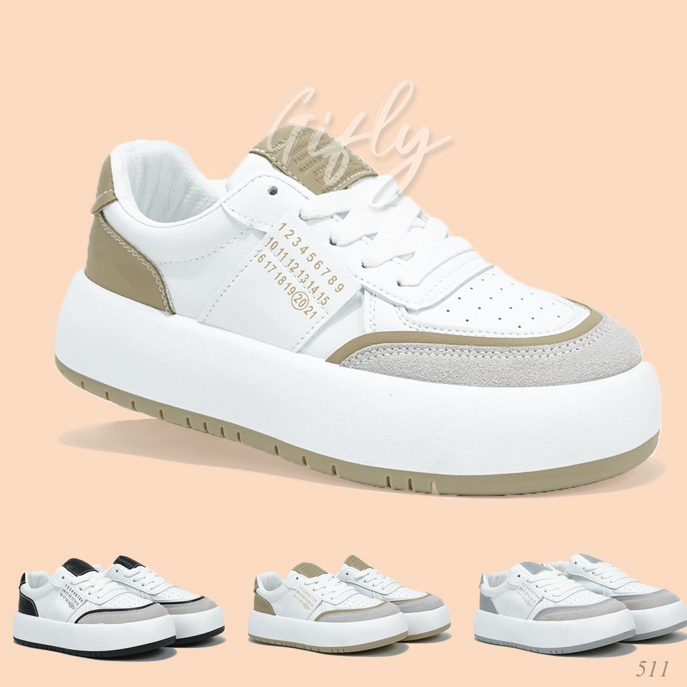 Gifly Huen รองเท้าผ้าใบผู้หญิงรองเท้า 511