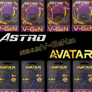 แฟลชไดรฟ์ Usb 8gb 16gb 32gb 64gb 128gb ASTRO/AVATAR กันน้ํา V-GeN