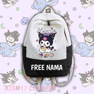 My Kuromi กระเป๋าเป้สะพายหลัง กระเป๋านักเรียน พิมพ์ลายตัวอักษร Sanrio สําหรับเด็กอนุบาล