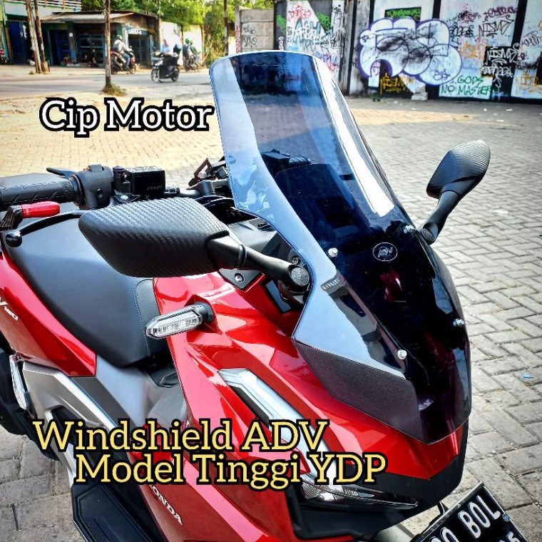 Ws Visor Windshield Honda ADV 150 ADV 160 High Model rayben clear black YDP