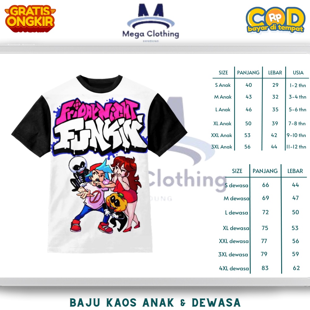 Friday Night Funkin Cool เสื้อยืดสําหรับเด็กและผู้ใหญ่ - เสื้อผ้าคู่สําหรับเด็กและผู้ใหญ่ Friday Nig