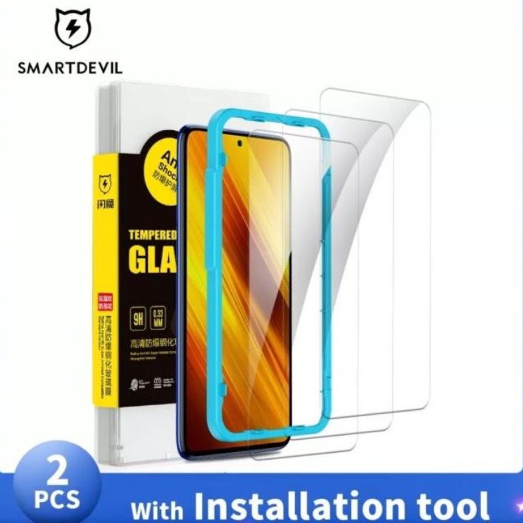 กระจกนิรภัยล่าสุด Xiaomi Poco F5 / X5 PRO / F4 /12T/F3/ F4GT / Mi10t smart Devil Original