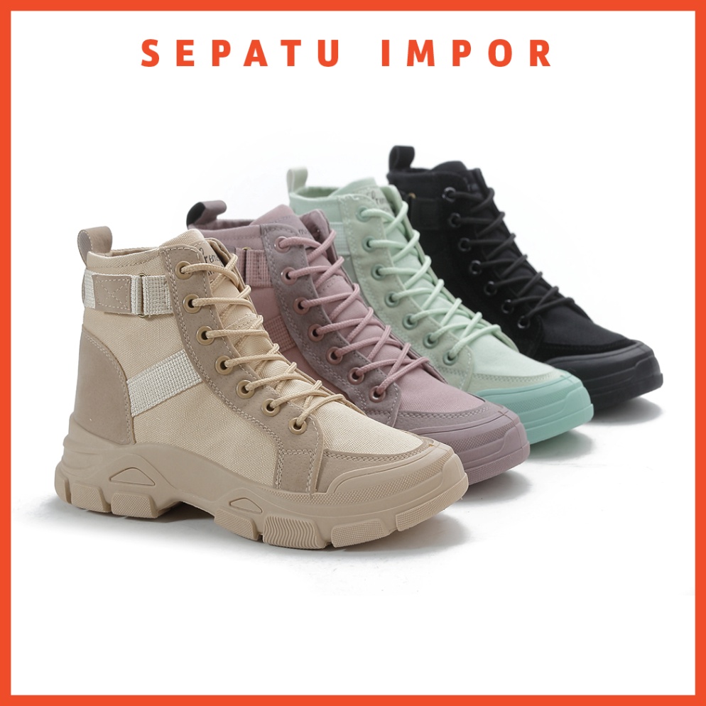 สินค้ามีจํานวนจํากัด FREE SHOE BOX!!! ORIGINAL รองเท้าบูทผู้หญิง MARGO IMPORTED PREMIUM MARTIN BOOTS