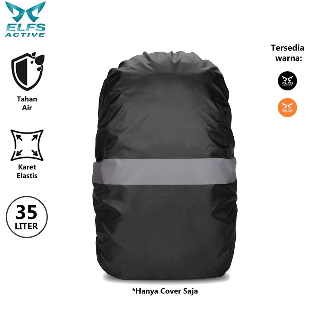 ELFS ACTIVE Rain Cover Bag สะท้อนแสง Scotchlite Rain Cover Bag ผ้าคลุมกระเป๋ากันน้ํา