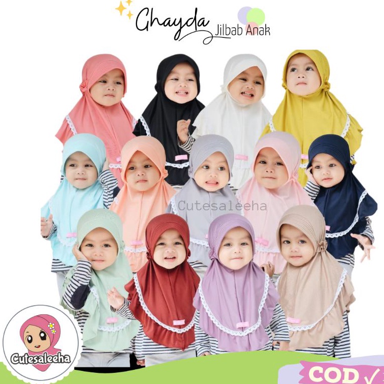 Direct Atc Childrens Hijab Premium Baby Girl Hijab Baby Hijab Ghayda Hijab