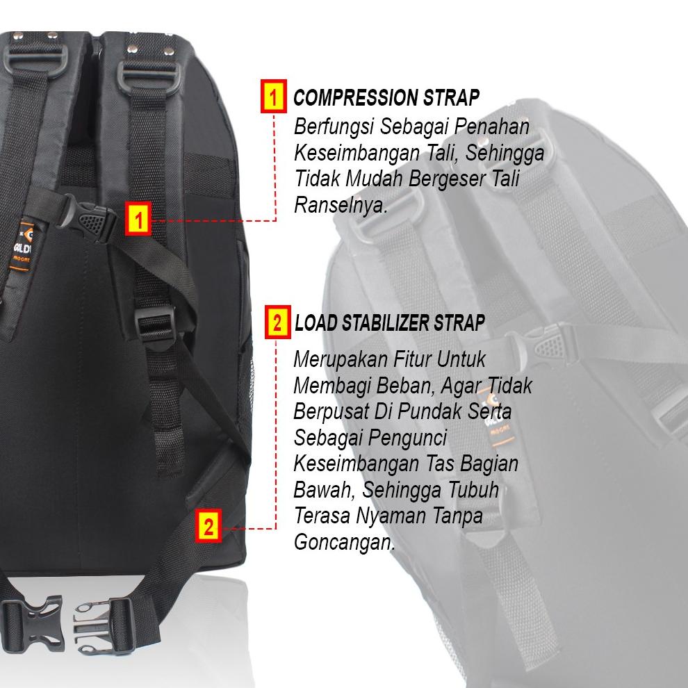 [ TCT ] GOLDVERS Mens BackPack Jumbo BackPack Carrier 50L Mountain Bag Jumbo BackPack IMPORT