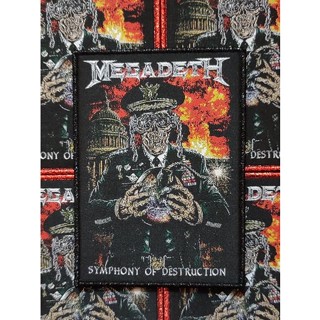 แผ่นแพทช์ MEGADETH - Symphony Of Destruction