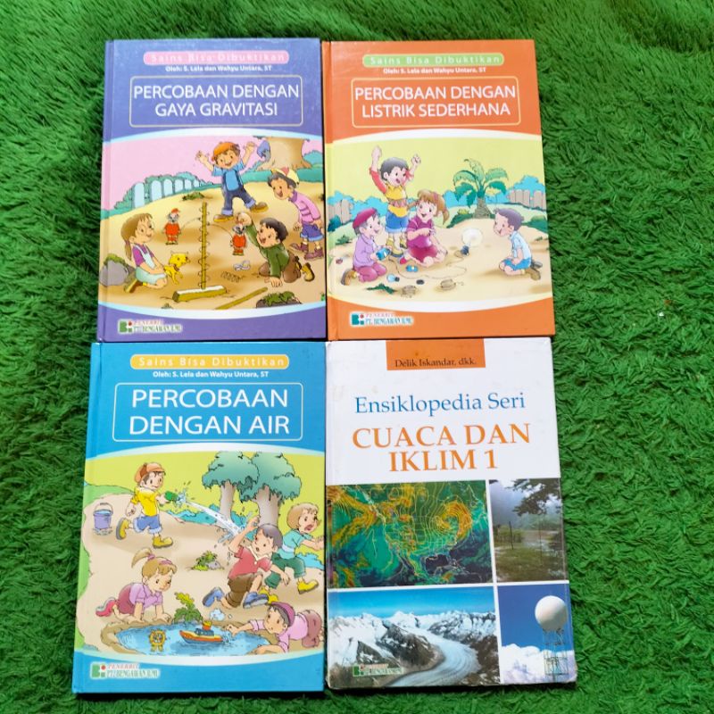 ต้นฉบับ CUACA และ ADVICE ENCYCLOPEDIA BOOK 1 ส่วนประกอบที่มีน้ําของสไตล์ SIMPLE ELECTRICITY GRAVITAS