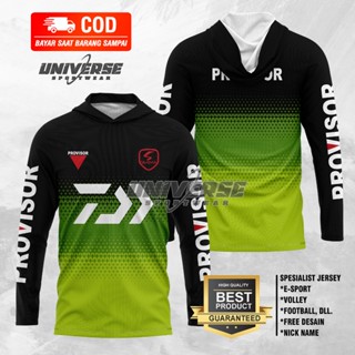 เสื้อเจอร์ซีย์ สีแดง สีดํา สําหรับตกปลา