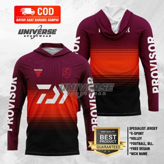 เสื้อเจอร์ซีย์ สีแดง สีดํา สําหรับตกปลา