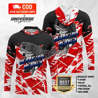 Mania เสื้อเชิ้ตแขนยาว พิมพ์ลาย สําหรับตกปลา
