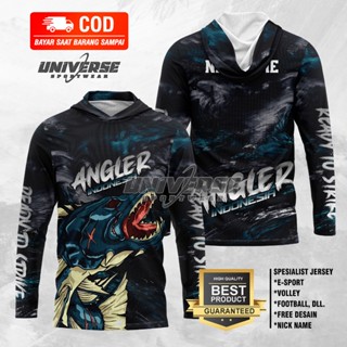 เสื้อตกปลา JERSEY พิมพ์ลาย MANIA ANGLER V.7