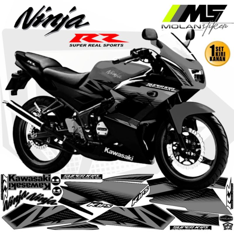 KAWASAKI สติ๊กเกอร์รูปลอก Striping Variation Ninja RR ใหม่ 150 2Tak 2012-2017 Ninja RR Special Editi