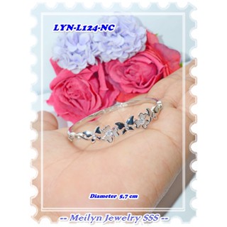 Lyn-l124-nc สร้อยข้อมือ กําไลข้อมือ ชุบทอง 18K แบรนด์ Meilyn ของแท้