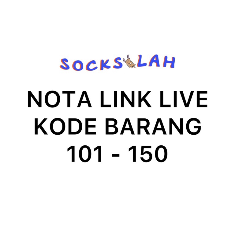TrxD8p3O NOTA LINK LIVE SHOPEE NO 101-150