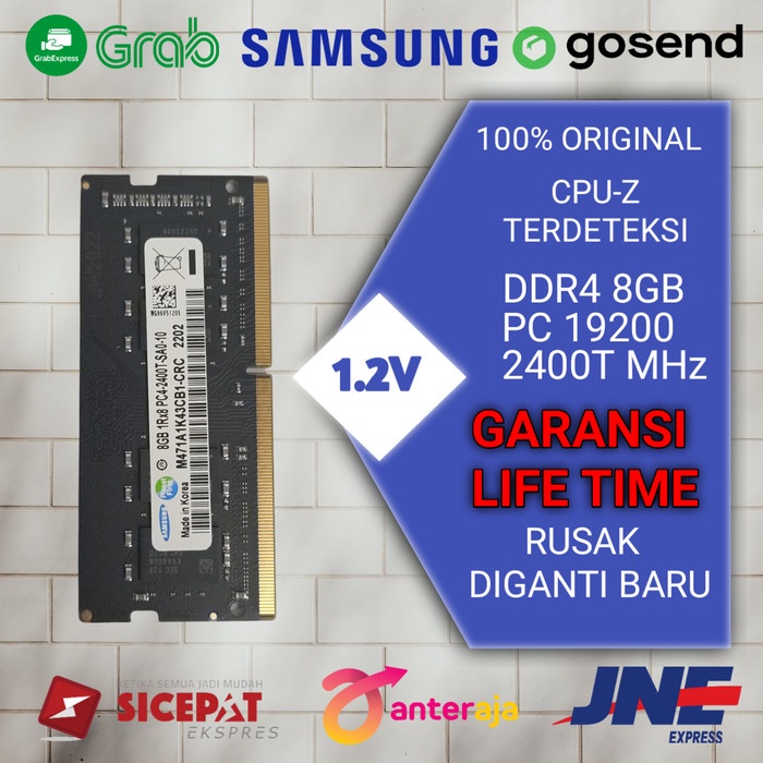 Samsung 8 Gb Ddr4 Pc4-2400T Soddim Bestseller Ram