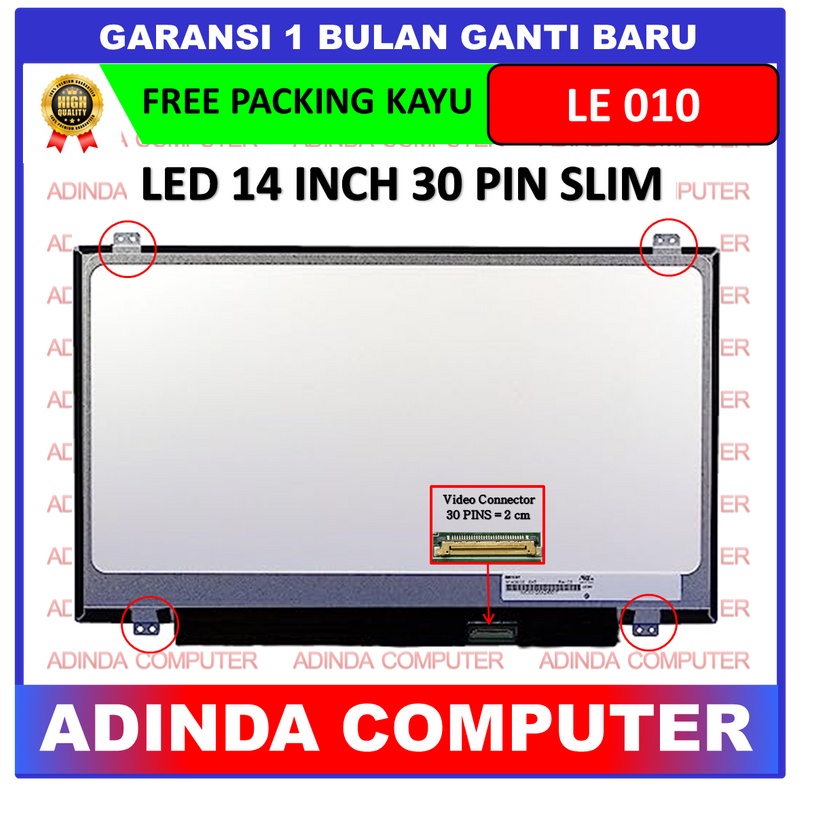 LCD LED Dell Latitude E7440 3450 34X0 5450 E5450 14.0 14 นิ้ว 30 Pin 30pin Slim บาง HD Bracket หู Bo
