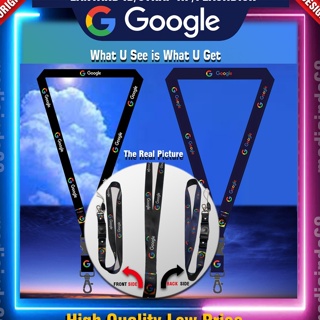 Google Lanyard, Strap ID, HP / Flashdisk Digital Print (แพ็คเกจรวม)