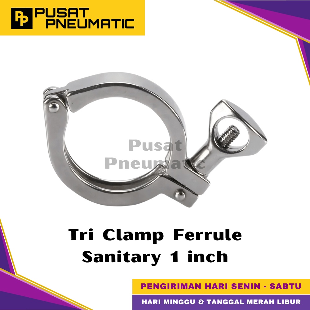 1" Tri Clamp Ferrule สุขาภิบาลสแตนเลส 304 1 นิ้ว