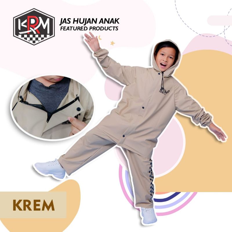 เสื้อกันฝนเด็ก PREMIUM PVC KRM